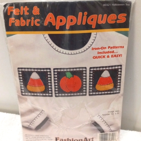 Hloween Felt Fabric Appliques - Picture 2 of 6